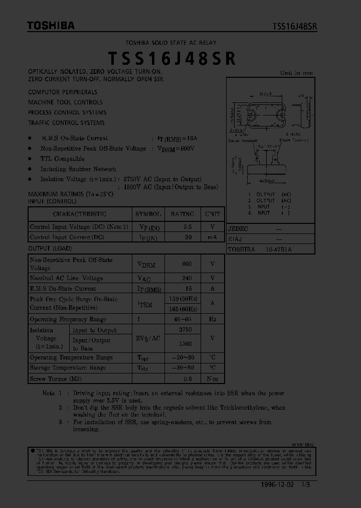 TSS16J48SR_200615.PDF Datasheet