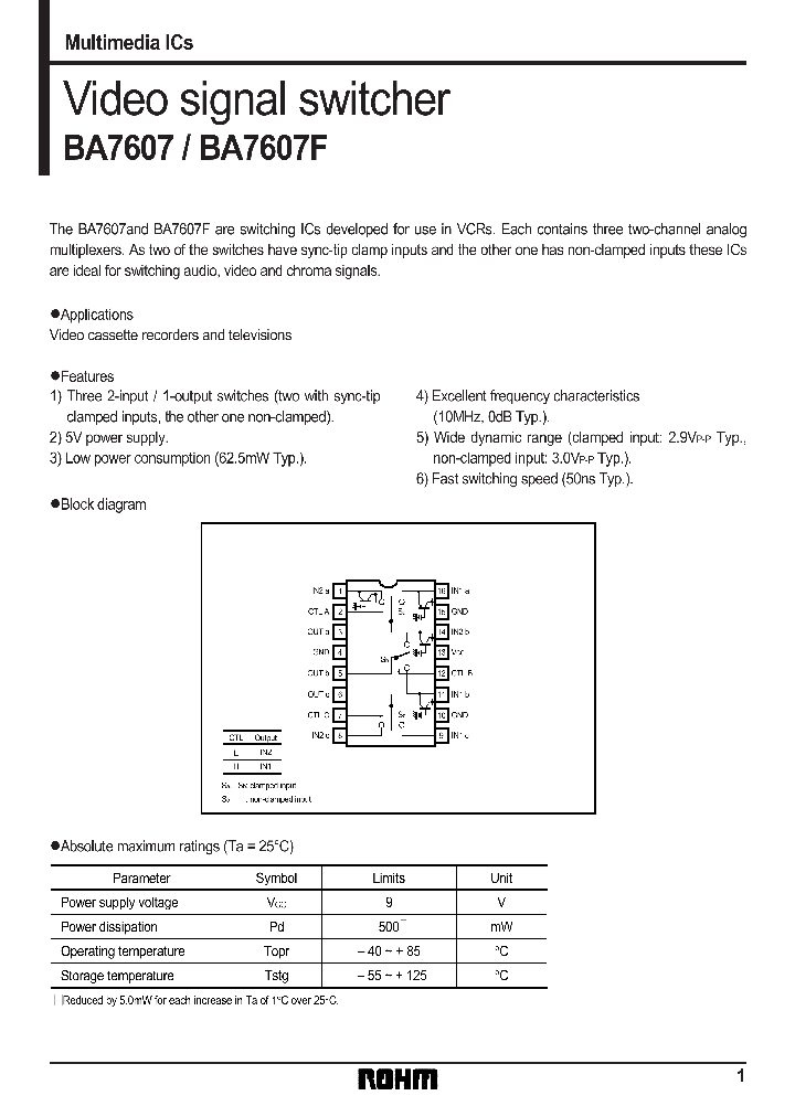 BA7607_420495.PDF Datasheet