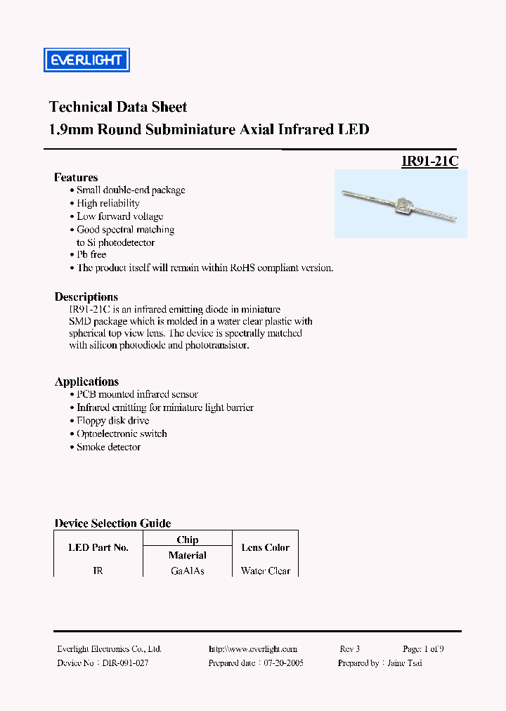 IR91-21C_401425.PDF Datasheet