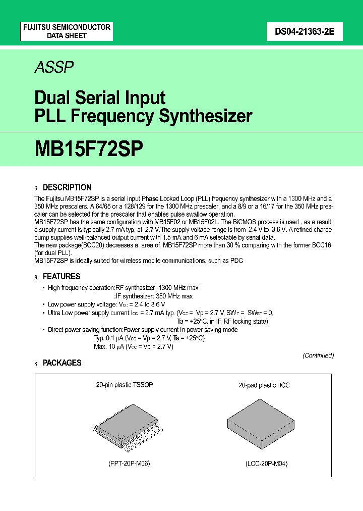 MB15F72SPPV_412613.PDF Datasheet