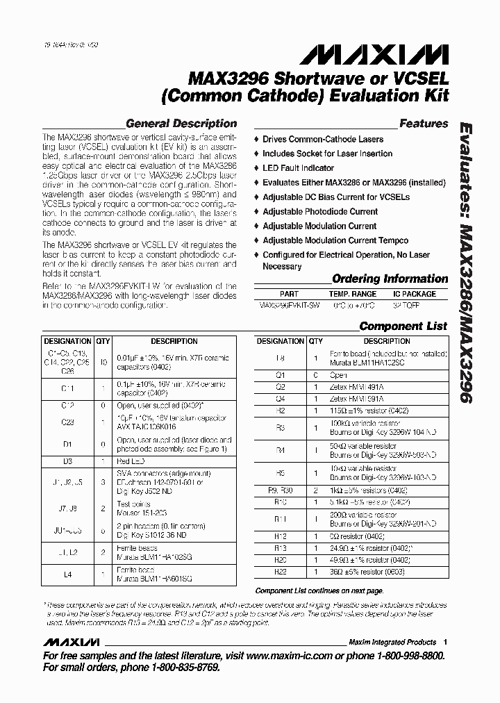 MAX3296SWEVKIT_485415.PDF Datasheet