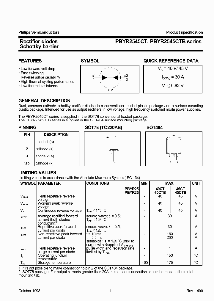 PBYR2545CT_154477.PDF Datasheet