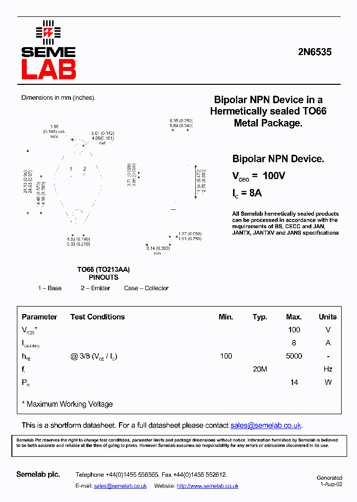 2N6535_495994.PDF Datasheet