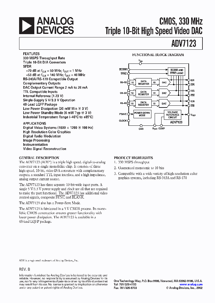 ADV7123JST330_490326.PDF Datasheet