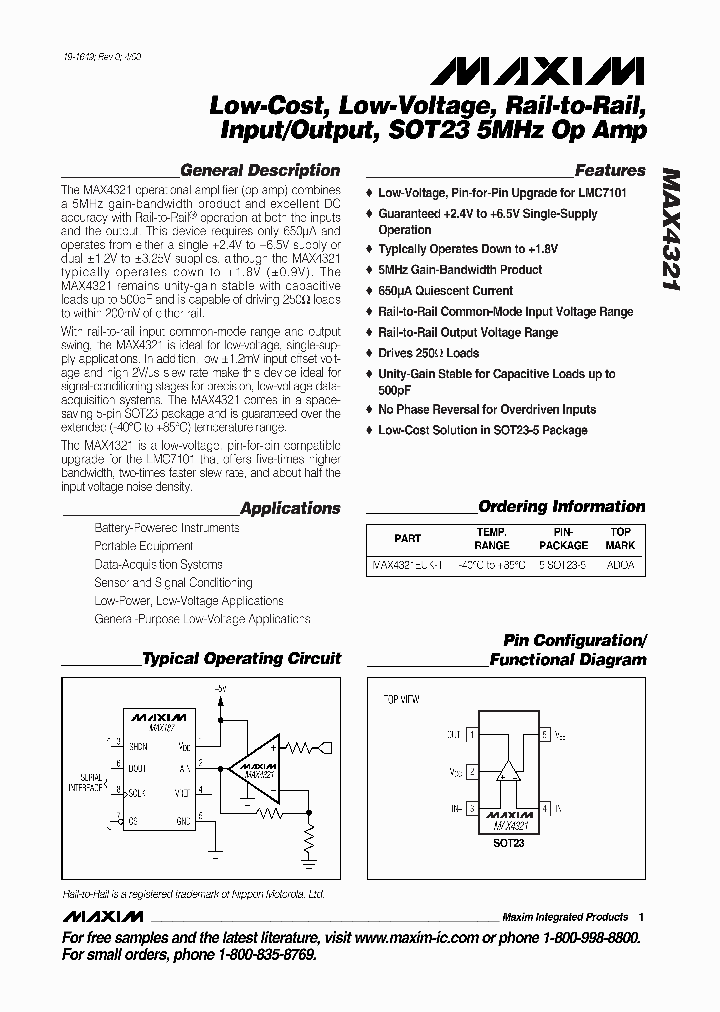 MAX4321_491719.PDF Datasheet