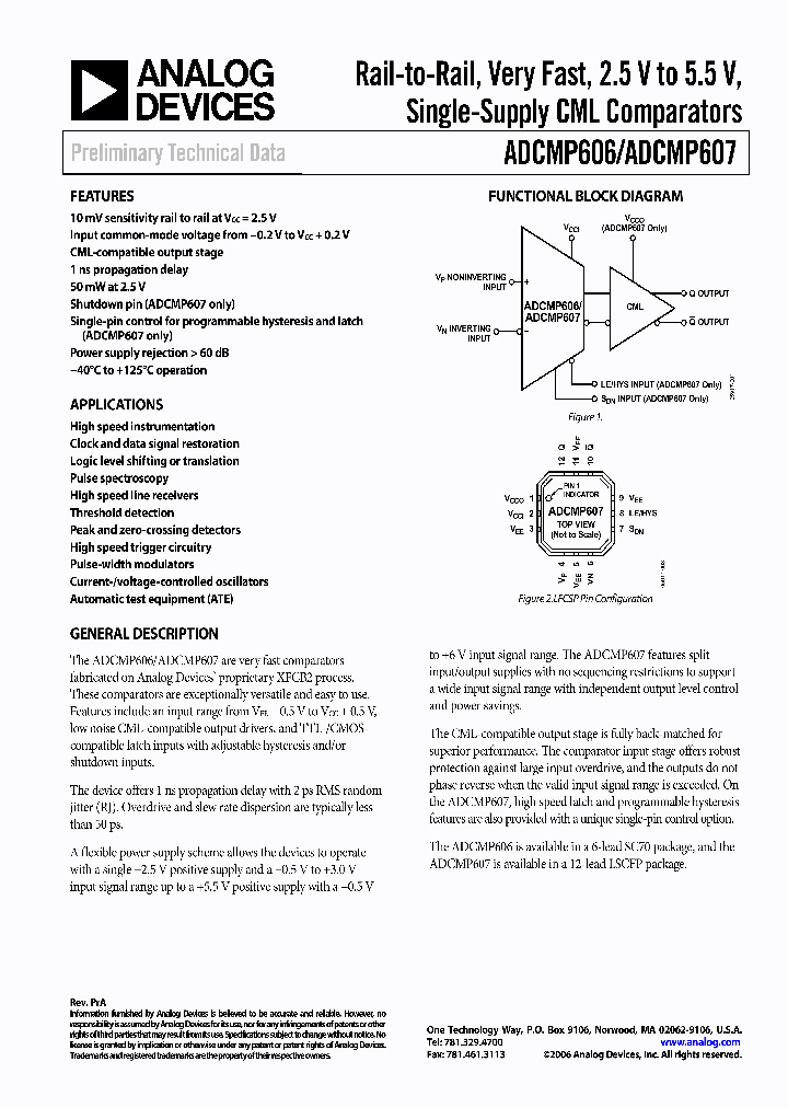 ADCMP607_703334.PDF Datasheet