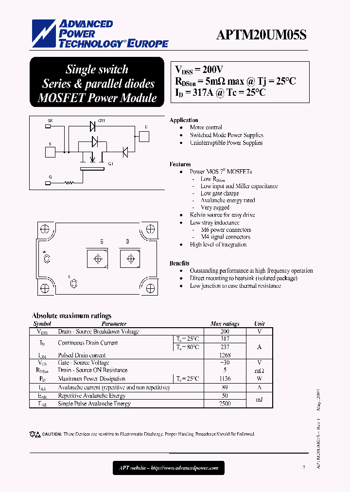 APTM20UM05S_646023.PDF Datasheet