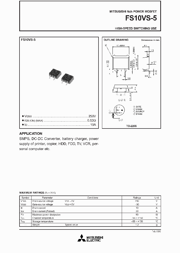 FS10VS-5_775839.PDF Datasheet