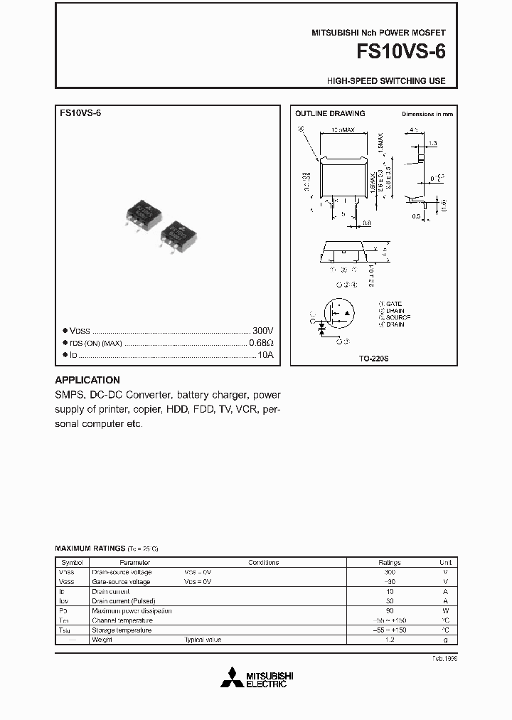 FS10VS-6_775847.PDF Datasheet