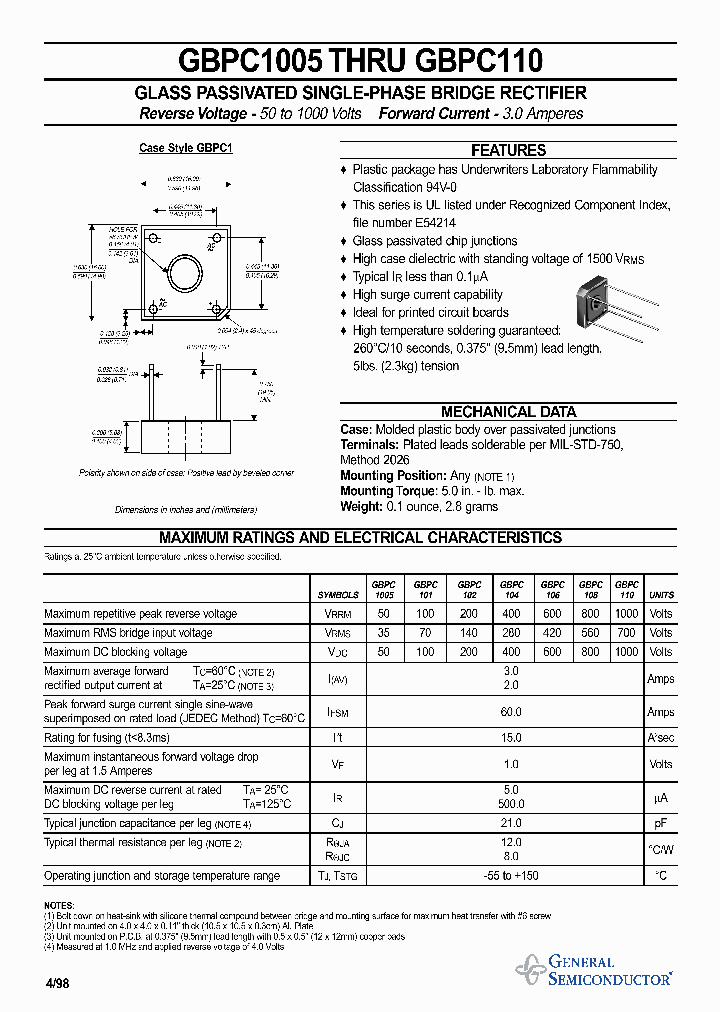 GBPC110_42159.PDF Datasheet