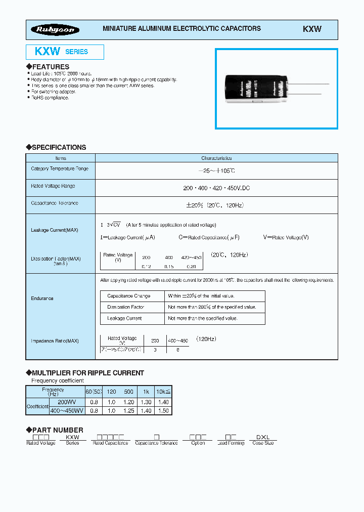 KXW_622998.PDF Datasheet