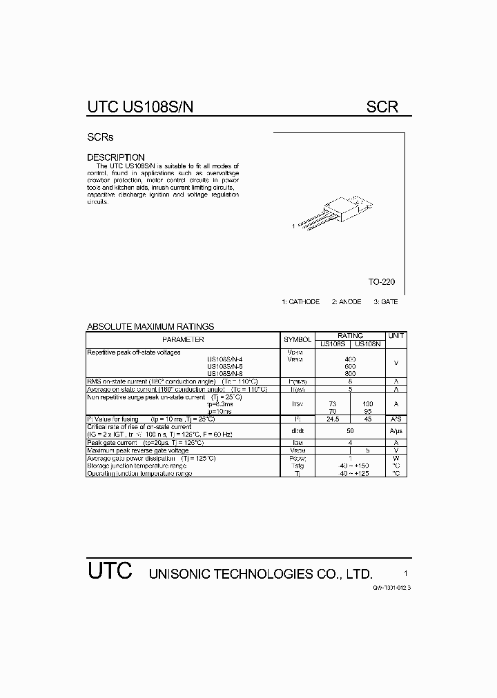 US108S_753378.PDF Datasheet Download