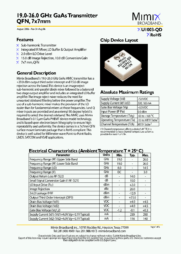 XU1003-QD_655631.PDF Datasheet