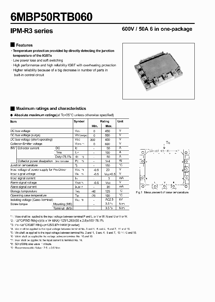 6MBP50RTB060_1012788.PDF Datasheet