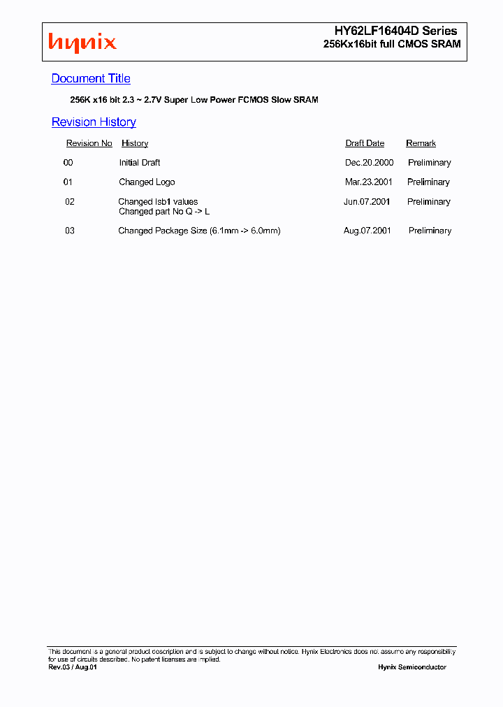 HY62LF16404D-DF_683186.PDF Datasheet