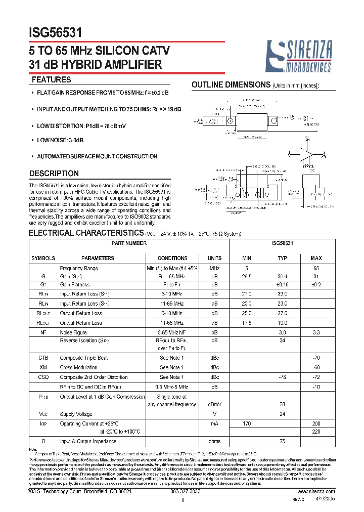 ISG56531_653139.PDF Datasheet