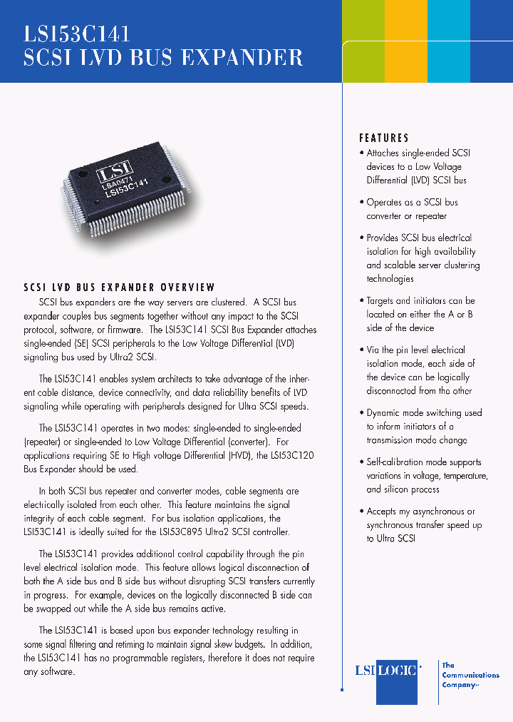 LSI53C141_719135.PDF Datasheet