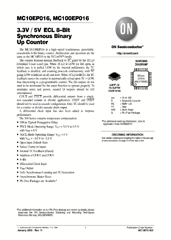 MC100EP016FAG_742154.PDF Datasheet