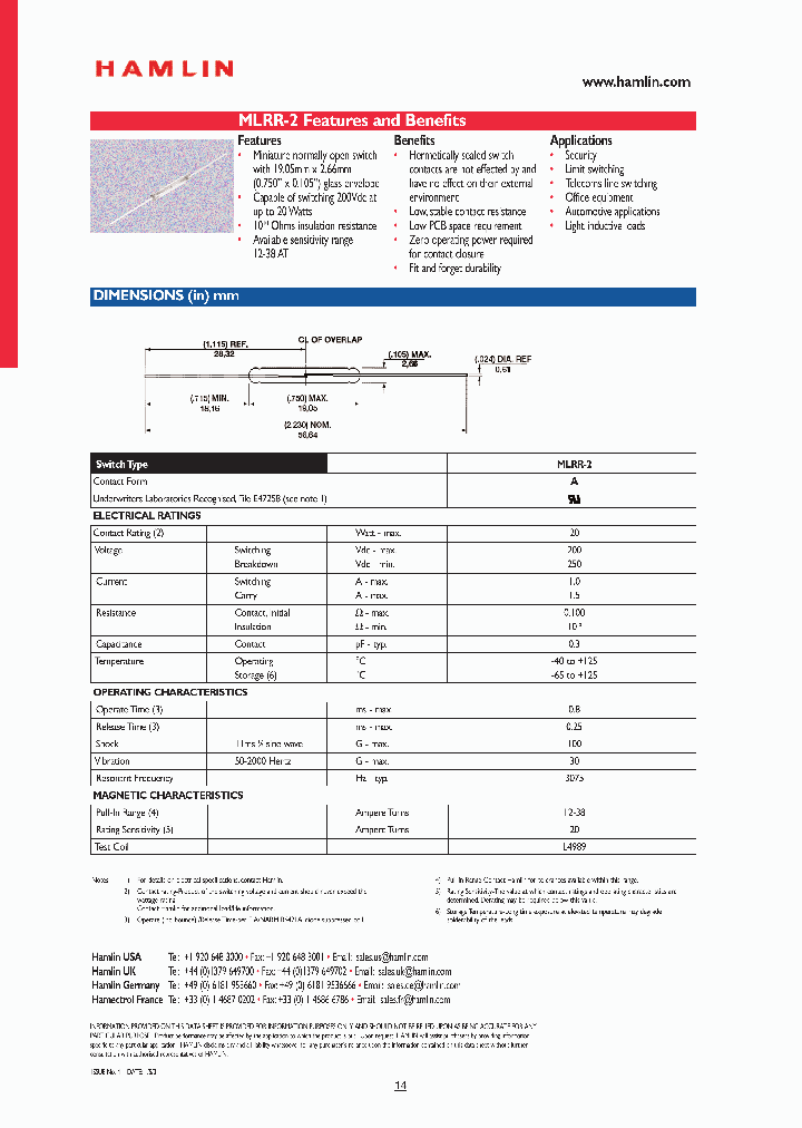 MLRR-2_665515.PDF Datasheet