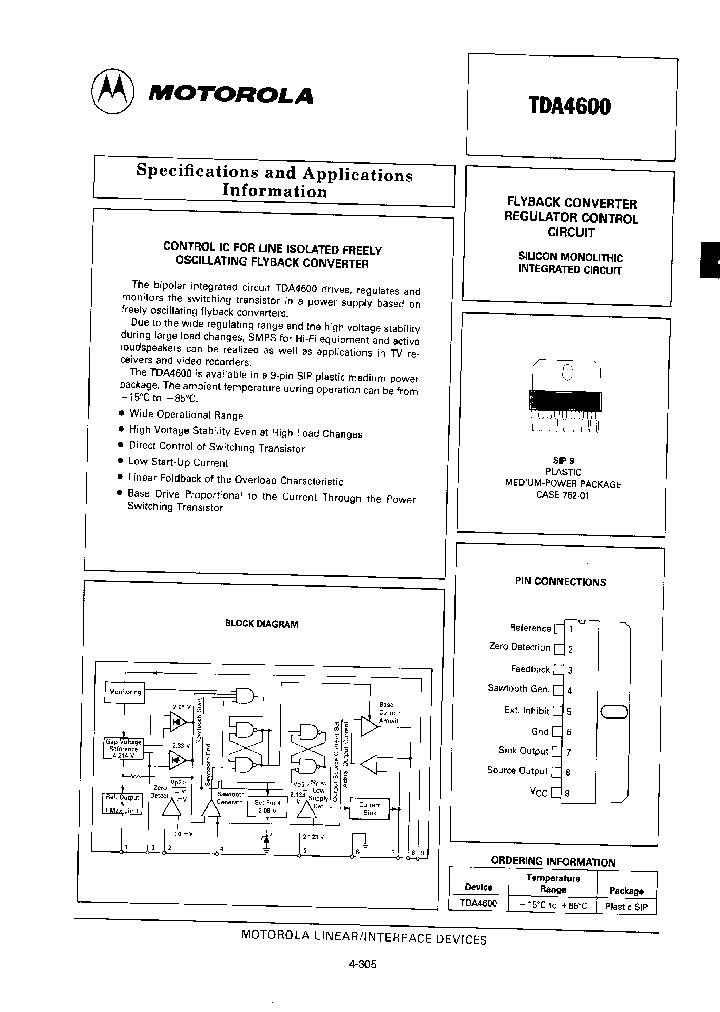 TDA4600_847856.PDF Datasheet