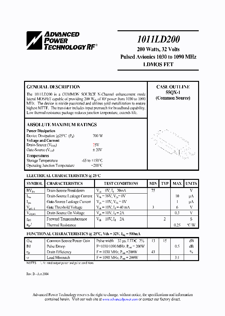 1011LD200_1190499.PDF Datasheet