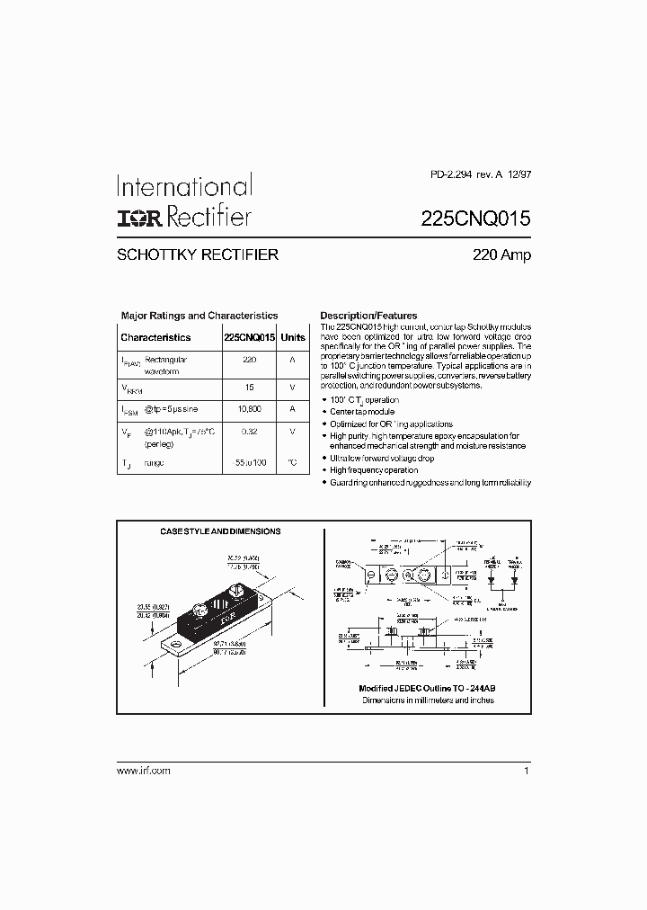 225CNQ_1192963.PDF Datasheet