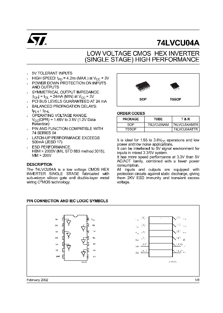 74LVCU04ATTR_1202733.PDF Datasheet