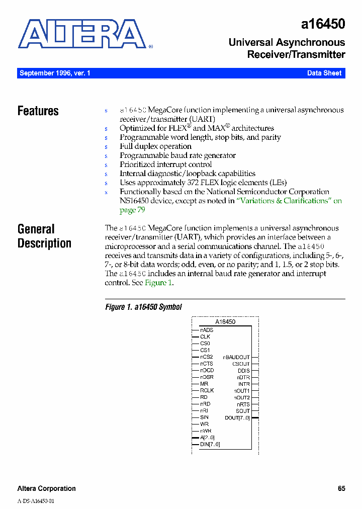 A16450_1204340.PDF Datasheet