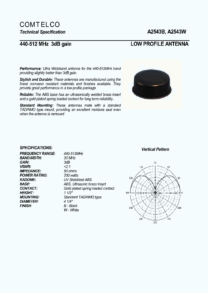 A2543W_1204367.PDF Datasheet