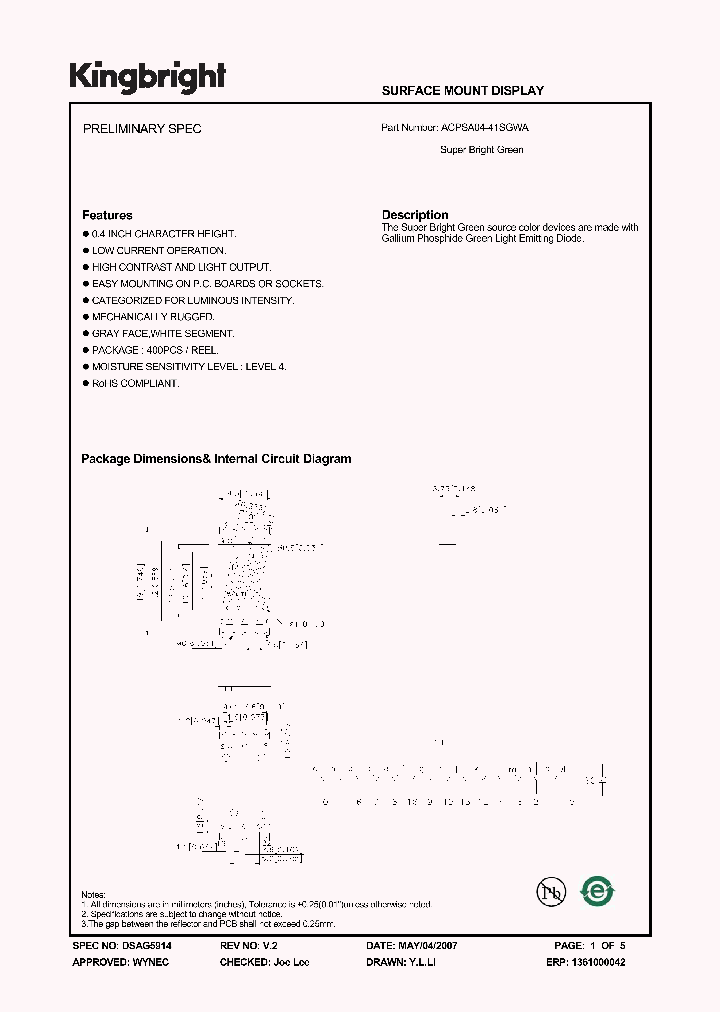 ACPSA04-41SGWA_1205505.PDF Datasheet