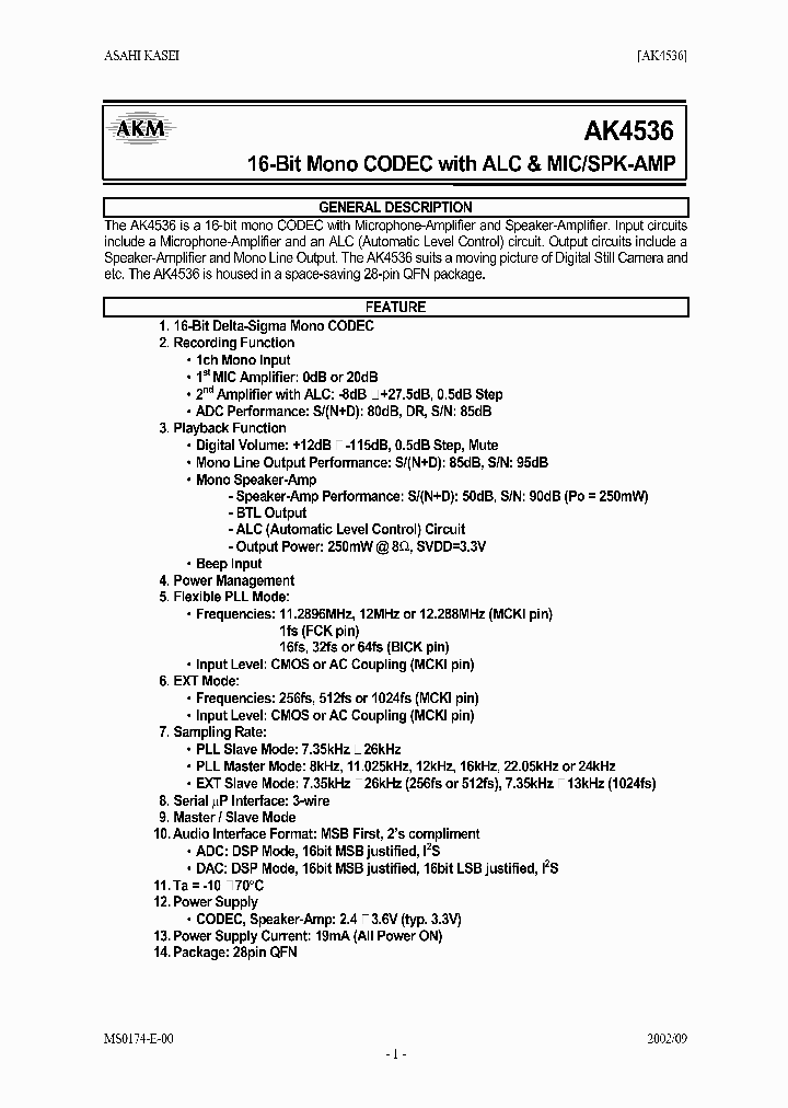 AKD4536_1015426.PDF Datasheet