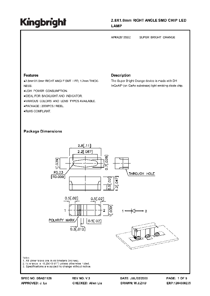 APKA2810SEC_1210966.PDF Datasheet