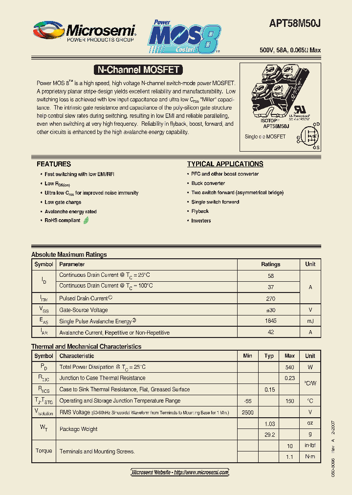 APT58M50J_1211803.PDF Datasheet