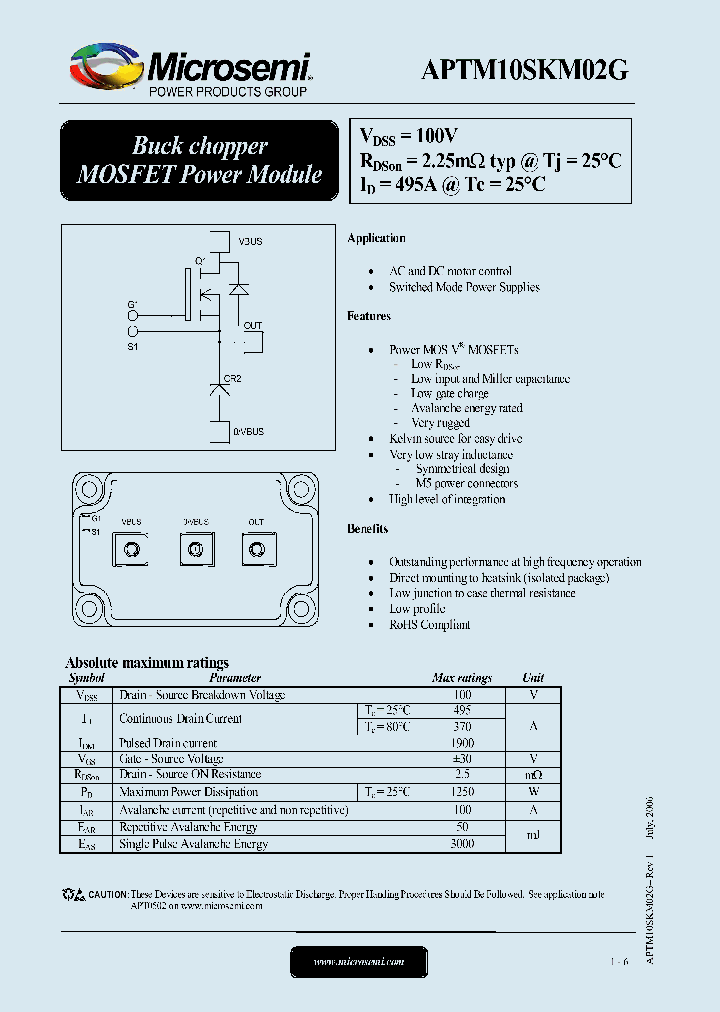 APTM10SKM02G_1167430.PDF Datasheet