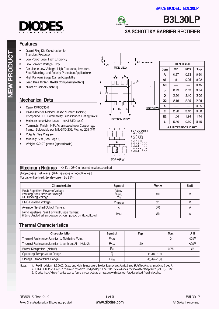 B3L30LP_1117873.PDF Datasheet