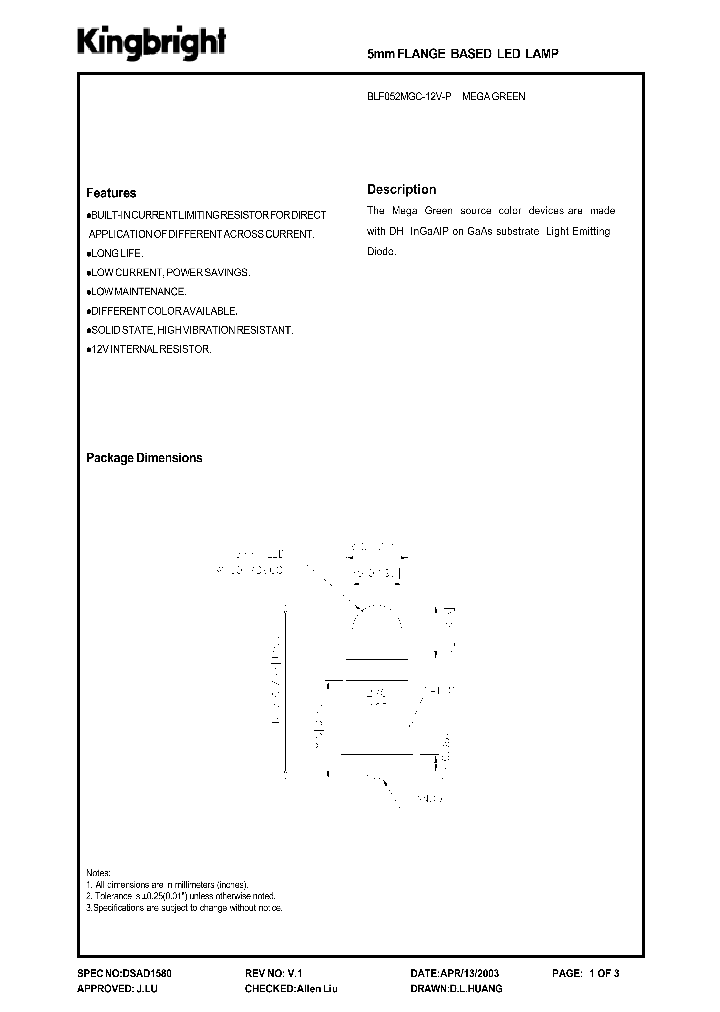 BLF052MGC-12V-P_1219678.PDF Datasheet