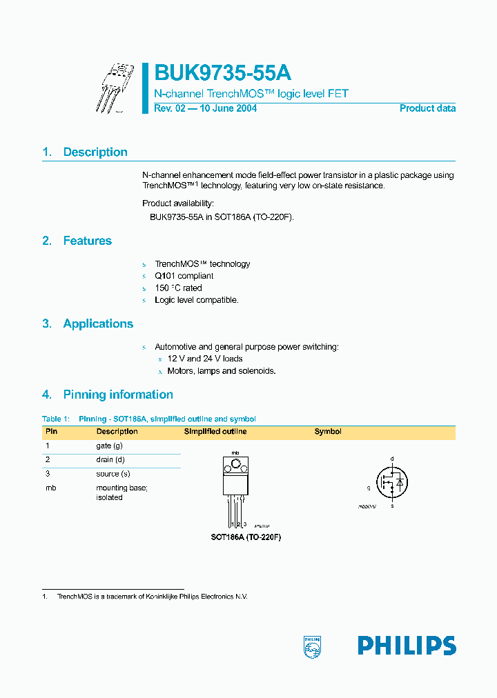 BUK9735-55A_1066203.PDF Datasheet