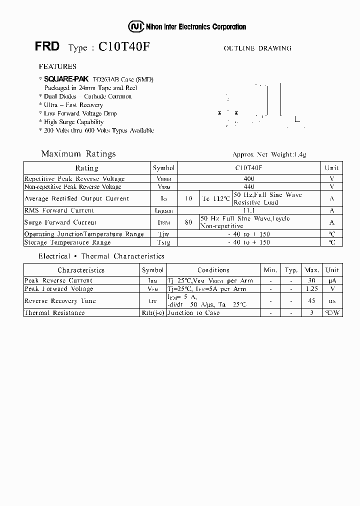 C10T40F_1223119.PDF Datasheet