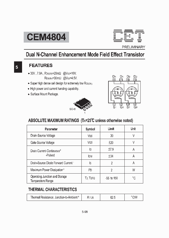 CEM4804_1113763.PDF Datasheet