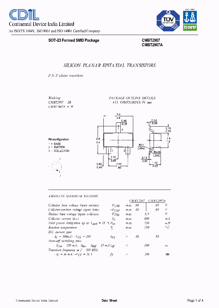 CMBT2907_1175891.PDF Datasheet