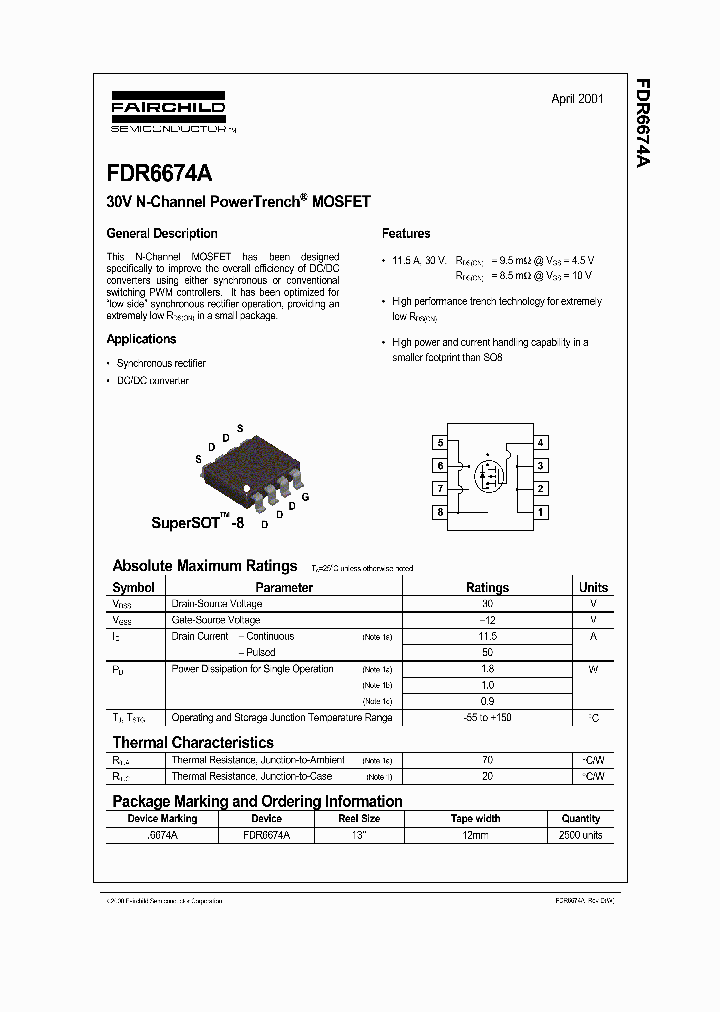 FDR6674A_1239602.PDF Datasheet