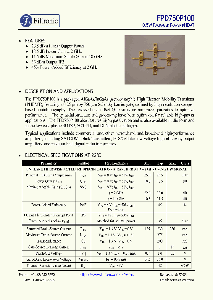 FPD750P100_1241339.PDF Datasheet