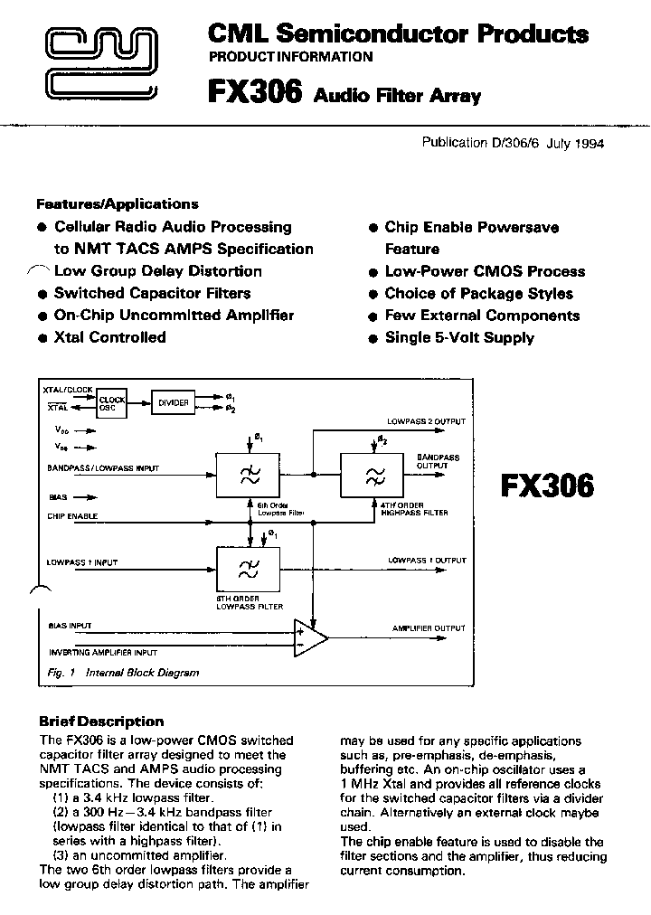 FX306P_1243473.PDF Datasheet Download --- IC-ON-LINE