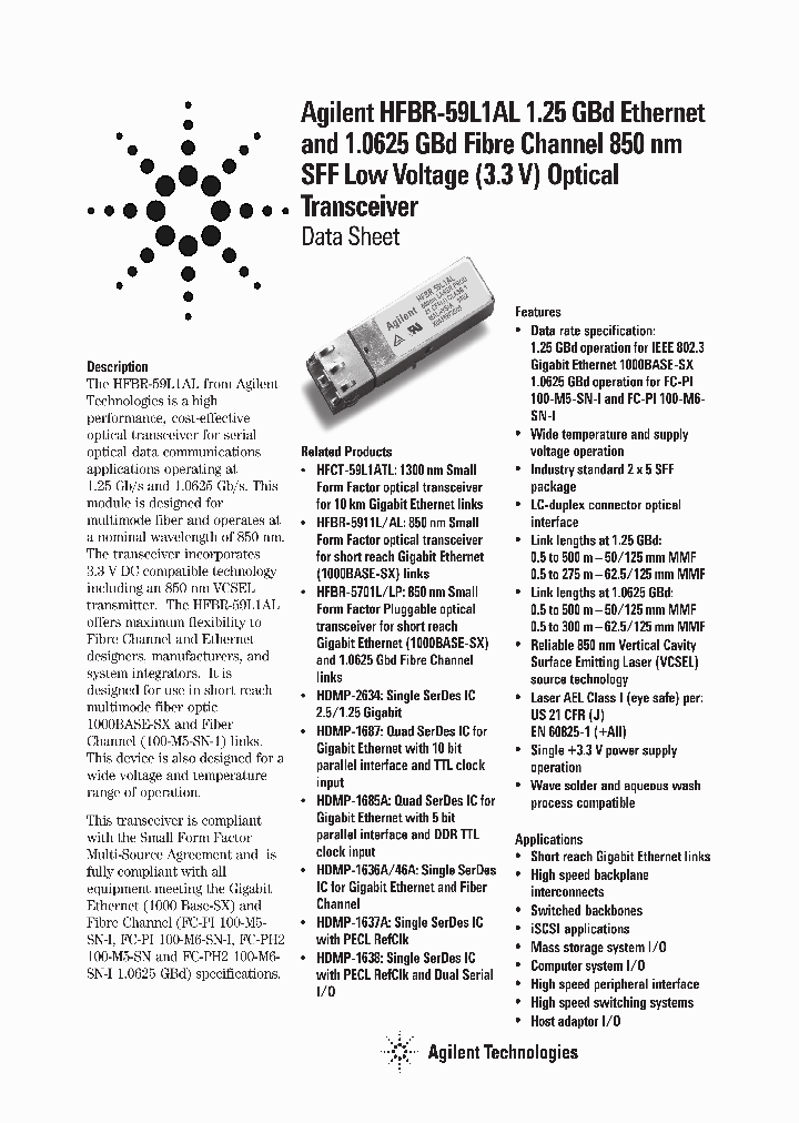 HFBR-59L1AL_1249338.PDF Datasheet