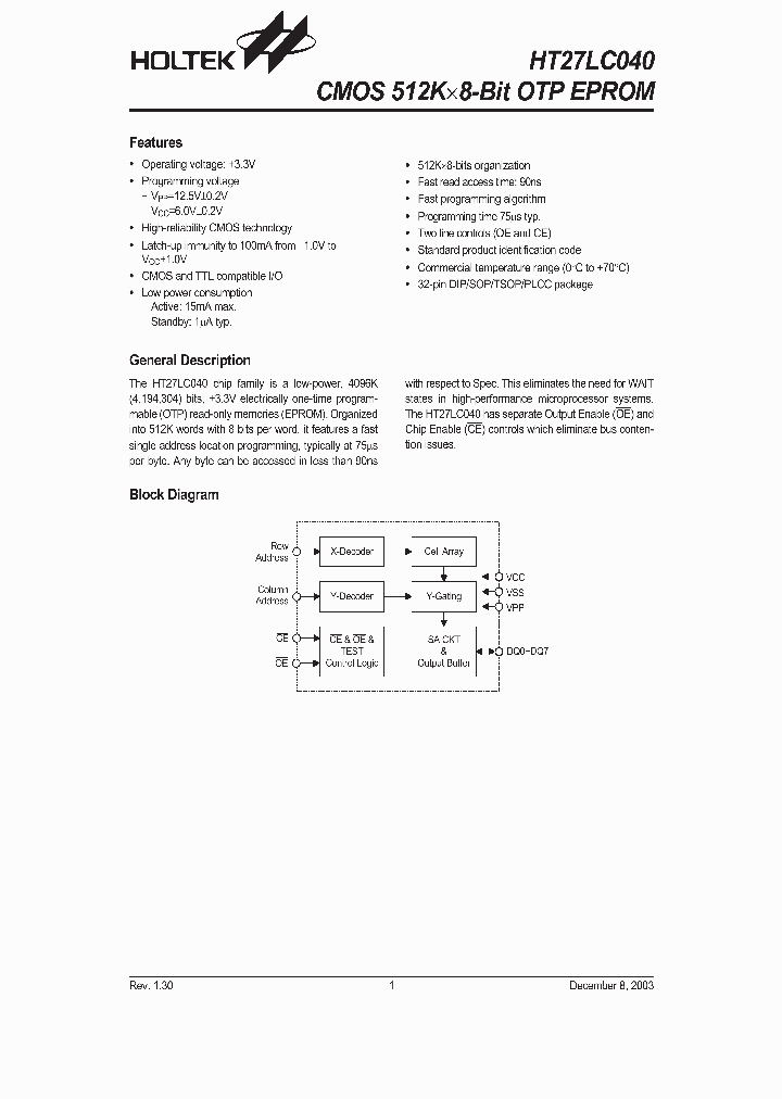 HT27LC040_1251557.PDF Datasheet