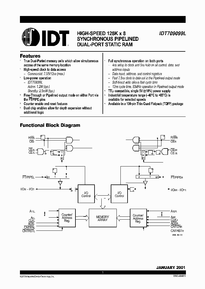 IDT709099L9PFI_1253720.PDF Datasheet