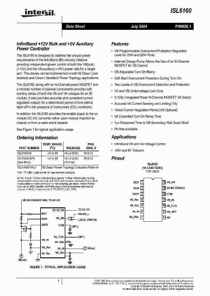 ISL6160IB-T_1257414.PDF Datasheet