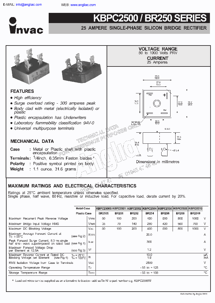 KBPC2510_1259908.PDF Datasheet