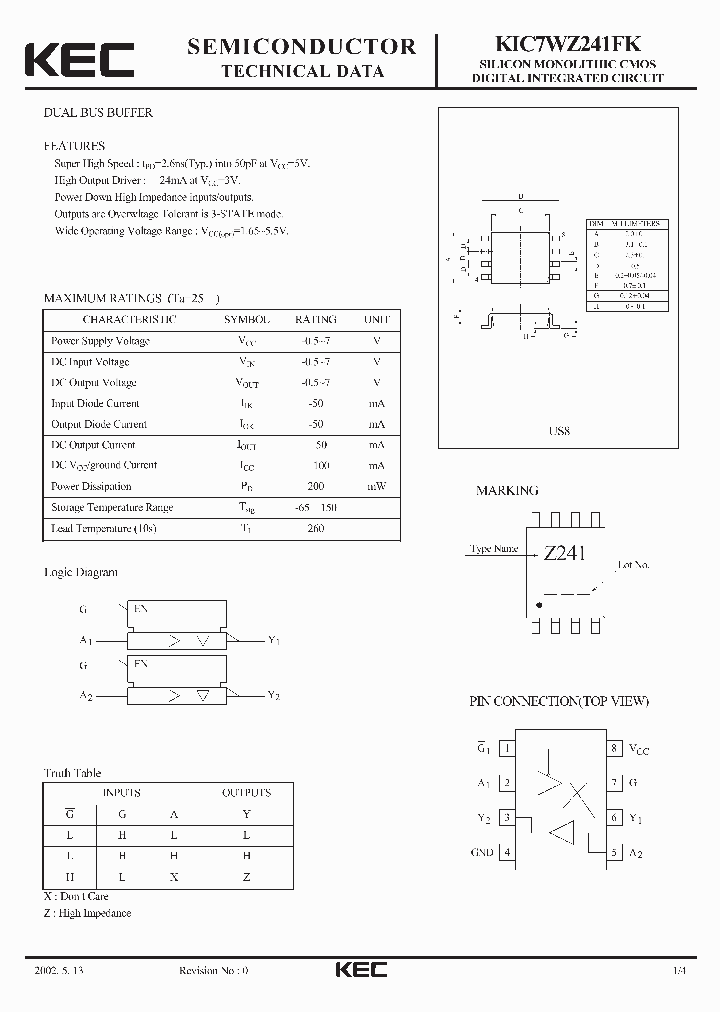 KIC7WZ241FK_1260519.PDF Datasheet