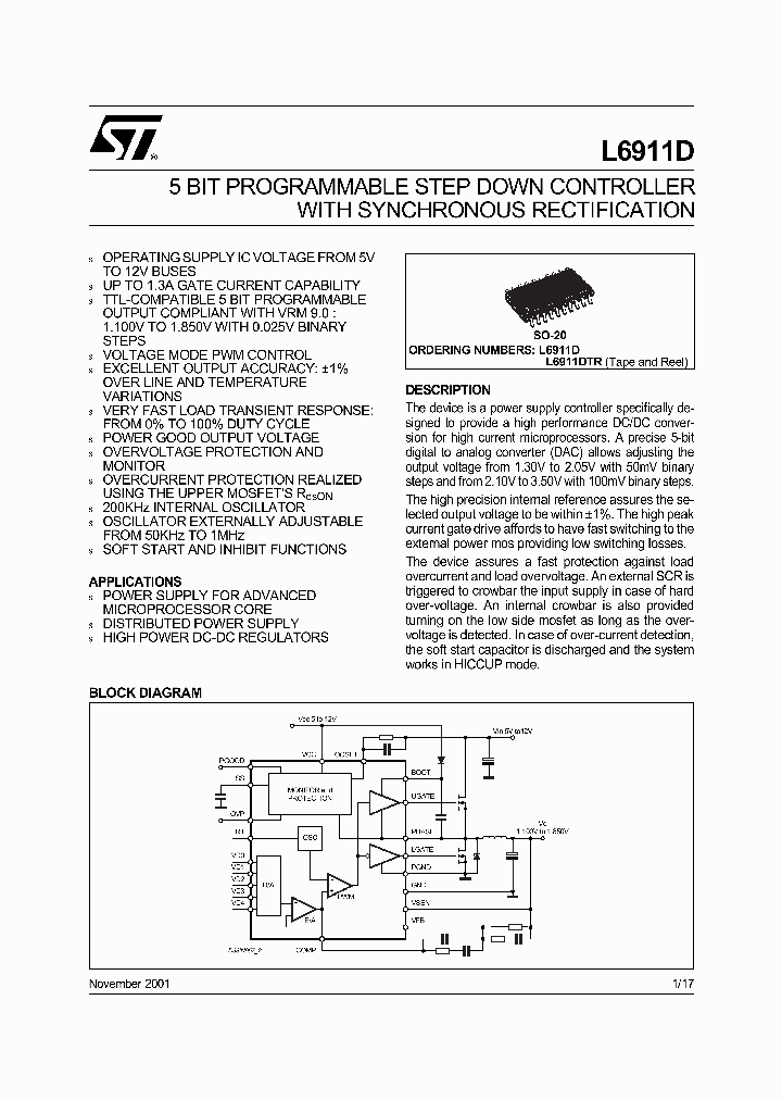 L6911DTR_1262393.PDF Datasheet